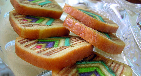 Kek Lapis Istimewa Sarawak (Sarawak layer cake)