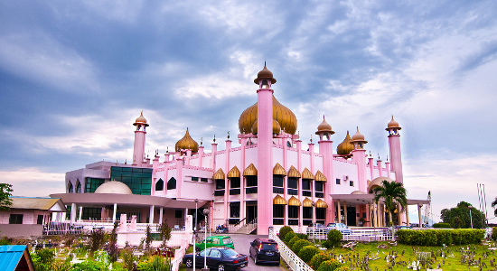 Masjid Bahagian Kuching (Kuching Mosque), Sarawak, Malaysia