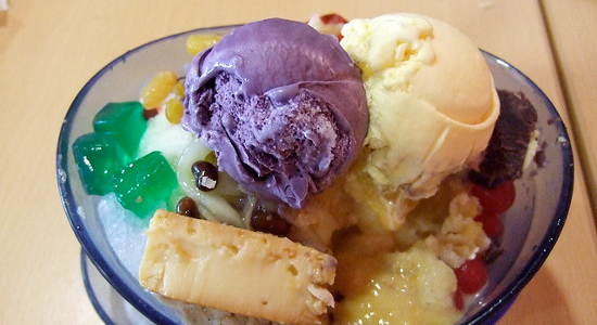 Halo halo is a popular desert in the Philippines great for summer.